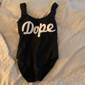Dope One Piece Swim or Bodysuit